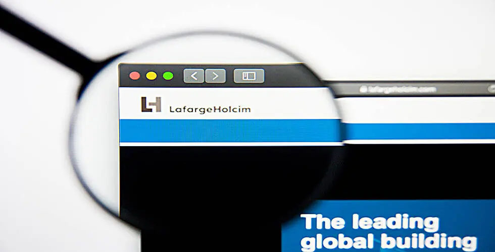 LafargeHolcim - Expansion in ein neues Geschäftsfeld